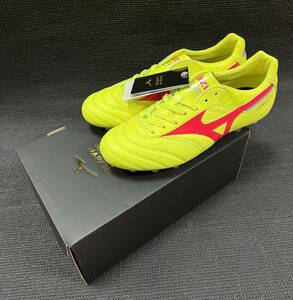 ミズノ【MIZUNO】MORELIA II JAPAN【モレリア２】セーフティーイエロー×フェアリーコーラル【P1GA240145】新品正規品