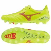 ミズノ【MIZUNO】MORELIA NEO IV JAPAN【モレリアネオIV】セーフティーイエロー×フェアリーコーラル【P1GA243045】新品正規品 _画像9