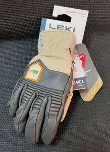 LEKI【レキ】SKI GLOVE【FREE RIDE】RUBIC 3D サイズ 7.0【M】グラファイト／オフホワイト 新品正規品