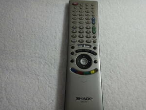 中古品　動作確認済み　リモコン 純正.テレビ/SHARP シャープ/LCDTV 　AQUOS アクオス