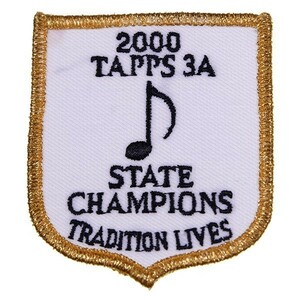 EF140 2000 TAPPS 3A STATE CHAMPIONS TRADITION LIVES 音楽系 ワッペン パッチ ロゴ エンブレム アメリカ 米国 USA 輸入雑貨