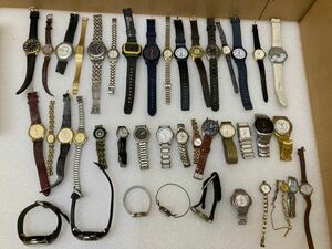 YK8251 腕時計　41点まとめ　seiko／Casio／monperier／Valentino／disney／JUPITER／SKAGEN／Louis Feraud／他　現状品　1121