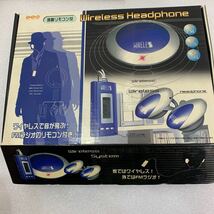 QW3437 ワイヤレスベットフォン　イヤホン　WIRELESS HEADPHONE 現状品　ジャンク　0202_画像1