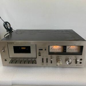 QW3487 通電確認済■SONY ソニー STEREO CASSETTE DECK ステレオカセットデッキ オーディオ/音響機器 本体のみ TC-K4 EJECT NG■0208