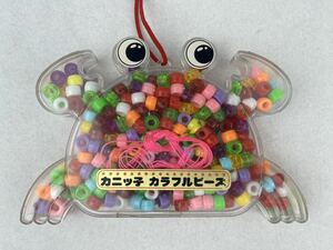  Showa Retro crab . colorful beads that time thing unopened cheap sweets dagashi shop retro pop fancy gem 