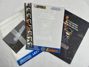 超希少レア！　ESPARKS エスパークス　レターセット　便箋　封筒　シール付　当時物　新品未使用