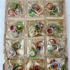 昭和 レトロ おもちゃのゆびわ 60年代 当時物 レトロポップ ファンシー 宝石 指輪 駄菓子屋の画像1