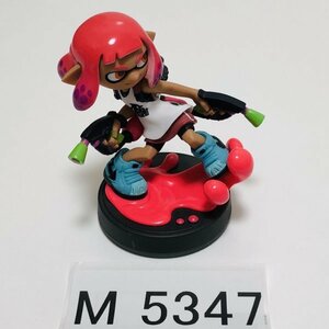 M5347 ●中古 キズあり 即決●amiibo ガール ネオンピンク (スプラトゥーン アミーボ イカガール) ●Splatoon / Inkling Girl - Neon Pink