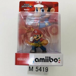 M5419 ●新品 未開封 即決●amiibo マリオ ファイアーボール (アミーボ 大乱闘スマッシュブラザーズシリーズ スーパー)●Mario FIRE BALL