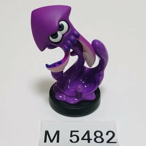M5482 ●中古 即決●amiibo イカ ネオンパープル (アミーボ スプラトゥーン 紫) ●Splatoon / Squid - Neon Purple