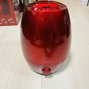 ★1円スタート★ シロカ 加湿器 大容量 5L 超音波 SD-C113 パールダークレッド[大容量5L/給水タンク分離/タンク抗菌加工]