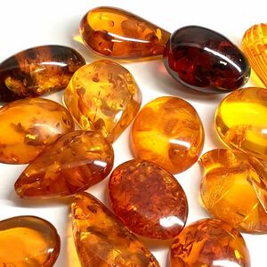 ［天然本琥珀おまとめ200ct］M ルース 裸石 宝石 ジュエリー jewelry アンバー こはく amberコハク DC0 ②