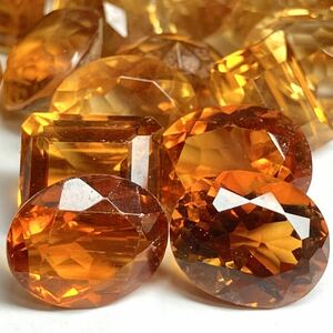 ［天然シトリンおまとめ 300ct］M ルース 裸石 宝石 ジュエリー jewelry citrine 黄水晶 クォーツ DD5 ②