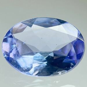 1ctUP!!［天然タンザナイト1.036ct］M 約8.0×5.7mm ルース 裸石 corundum tanzanite 宝石 ジュエリー テDG0