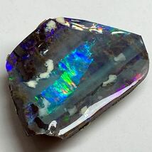 遊色効果!!［天然ボルダーオパール16.00ct］F 25.6×17.4mm ルース 裸石 boulder opal 宝石 ジュエリー jewerly DH0/EA3_画像3