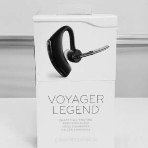 ■【未使用】plantronics VOYAGER LEGEND ワイヤレス ヘッドセット ブラック Bluetooth 長期保管品 ジャンク バッテリー消耗【H24020214】の画像1