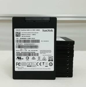 【10枚セット】SanDisk SD8SB8U X400 2.5インチ SSD SATA 128GB 中古品 ゆうパケット発送 代引き・日時指定不可【H24021417】