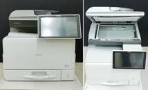 RICOH/リコー A4 カラー 複合機 MP C306Z SP コピー/FAX/プリンター/スキャナー 印刷枚数27081枚 ADFあり 西濃運輸発送【H24020604】_画像2