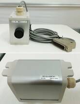 【ジャンク】OMRON YVO4微細レーザマーカ MX-V1000 コントローラ、マーカヘッド オムロン 2010年製 通電確認 西濃運輸発送【H24013106】_画像7