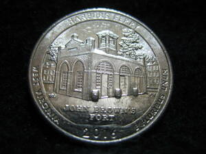 アメリカ合衆国　2016年　ウエストバージニア　25セント　国立公園　記念硬貨　コイン クオーターダラー　米国　USA　海外　