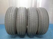 ★8-8.5分山★22年製★ ダンロップENASAVE EC204 165/70R14　社外ホイール 14×5.5J +42 4H-100 4本セット　E60_画像2