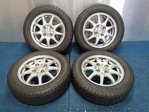 ★8.5-9分山★23年製★ MAXTREX SU-810 155/65R13　社外ホイール 13×4J +42 4H-100 4本セット 軽自動車等　E116