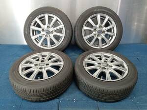 ★7.5-8分山★20年製★ ヨコハマBluEarth 175/60R14　社外ホイール 14×5.5J +45 4H-100 4本セット　E169