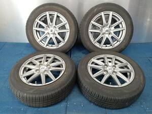 ★8-8.5分山★20年製★ グッドイヤーEfficientGrip ECO 175/65R14　社外ホイール 14×5.5J +43 4H-100 4本セット　E178