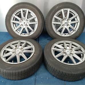 ★8-8.5分山★20年製★ グッドイヤーEfficientGrip ECO 175/65R14 社外ホイール 14×5.5J +43 4H-100 4本セット E178の画像1