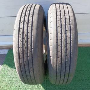 ★残り溝約9mm★23年製★ ブリヂストンV-STEEL R18 R202 205/85R16 117/115L LT TOPY製 16×5.5K 5穴 6本セット E135の画像5