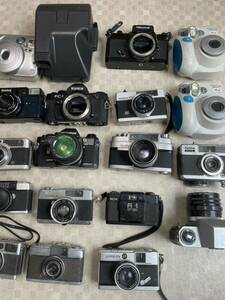 フィルムカメラ Canonflex RP olympus pen 35EC fujifilm ricoh 19台まとめて売る