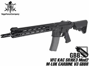 VF2J-LSR16E3-BK31　VFC KAC SR16E3 Mod2 M-Lok CARBINE V3 GBBR (JPver./Knight's Licensed)