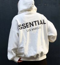 新品 FOG ESSENTIALS エッセンシャルズ LA パーカー Ｌ ホワイト ★送料無料★_画像2