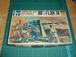 1/76　ドイツ88ミリ対戦車砲 FLAK18 フジミ　ジオラマ