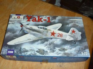 1/72　ソ連 ヤコブレフ YAK-1 戦闘機 後期型 Yak-1　Ａモデル A-model ロシア　ソビエト