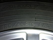 M-0144スタッドレス屋185/65R15アルミ付き４本（5.5J 100 4穴 +42)⑮　　　　本州送料込み_画像3