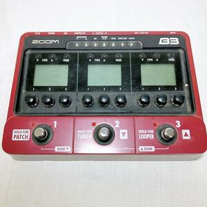 ZOOM ベース用エフェクト アンプシミュレーター B3 本体のみ