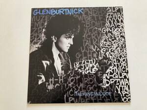 Glen Burtnick - Talking in code (国内プロモ盤・帯無し) グレン・バートニック