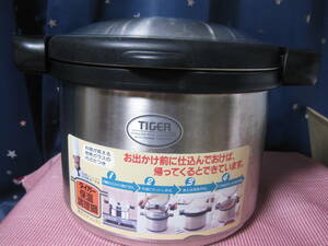 中古 TIGER タイガー 保温調理鍋 真空ステンレス 1.5L