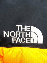 THE NORTH FACE ノースフェイス サミットシリーズ ダウンジャケット 700FP ウインドストッパー メンズ Mサイズ 正規品 イエロー D6467_画像4