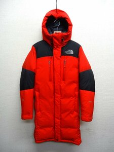 THE NORTH FACE ノースフェイス ハイベント ダウンコート ロング ダウンジャケット 800FP メンズ XSサイズ 正規品 レッド D6511