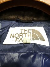 THE NORTH FACE ノースフェイス ハリスツイード ヌプシ ダウン ジャケット 700FP レディース Sサイズ 正規品 ネイビー D6554_画像7