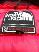 THE NORTH FACE ノースフェイス ハイベント サミットシリーズ ダウンジャケット 800FP レディース Mサイズ 正規品 レッド D6640_画像7