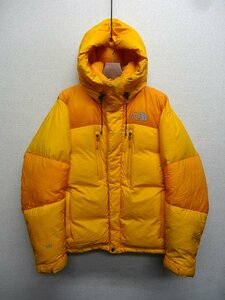 THE NORTH FACE ノースフェイス バルトロ プリズム ダウンジャケット 800FP ハイベント メンズ Lサイズ 正規品 イエロー D6702