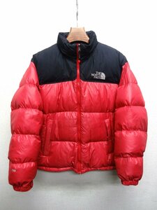 THE NORTH FACE ノースフェイス ヌプシ ダウンジャケット 700FP メンズ Lサイズ 正規品 レッド D6737