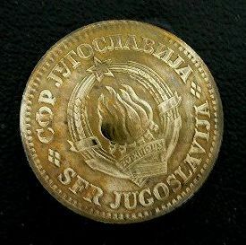 ◆在庫処分◆外貨コイン コンチョ ユーゴスラビア10パラ直径21mm/ラスト1点