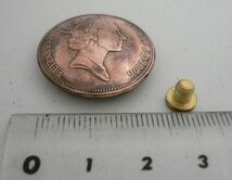◆在庫処分◆外貨コイン コンチョ イギリス 2ペンスc直径26mm/ラスト1点_画像2