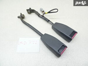 ホンダ 純正 HA3 アクティ フロント シートベルトキャッチ 受口 左右セット 内装 黒系 即納 動作未確認 訳有品 棚9-1-E