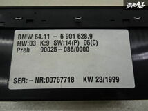 BMW 純正 E39 528 エアコンスイッチ A/Cスイッチ 左ハンドル 64.11-6901628.9 実働外し 要補修 棚6-2-B_画像9