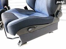 トヨタ純正 RECARO レカロ ST246W カルディナ フロント シート 左右セット 運転席 助手席 レール付 セミバケ ランバーサポート付 棚2F-E-1_画像5